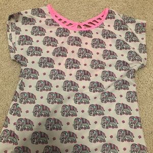 Elephant T-shirt with different cut outs